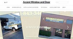 Desktop Screenshot of accentwindowanddoor.com